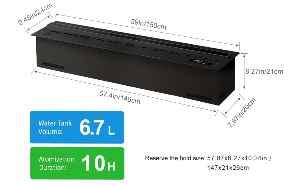 Premium Water Vapor Fireplace