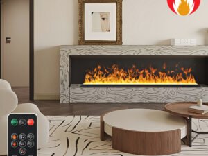 Imaxfire® 19.7" Built-In Insert Single flame Water Fireplace