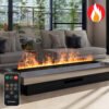 Imaxfire® 39.3" Built-In Insert Single flame Water Fireplace