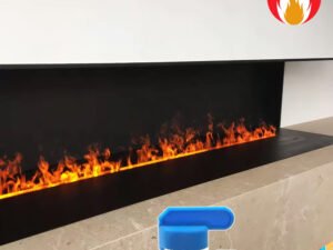 Imaxfire® 39.3" Multi-Color + APP Automatic Water Supply System Water Fireplace