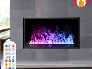 Imaxfire® 39.3" Built-In Insert Multi-Color Water Fireplace