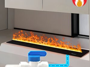 Imaxfire® 70.8" Multi-Color + APP Automatic Water Supply System Water Fireplace
